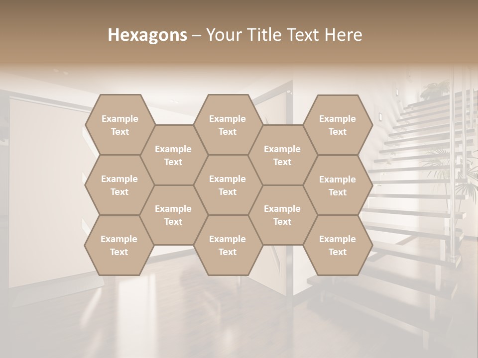 Stairs Window Modern PowerPoint Template
