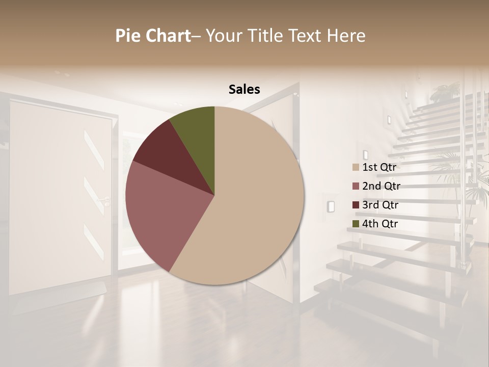Stairs Window Modern PowerPoint Template