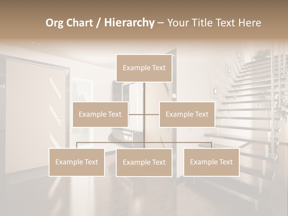 Stairs Window Modern PowerPoint Template