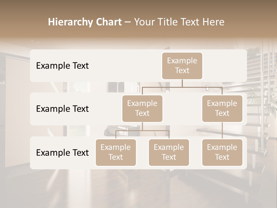 Stairs Window Modern PowerPoint Template