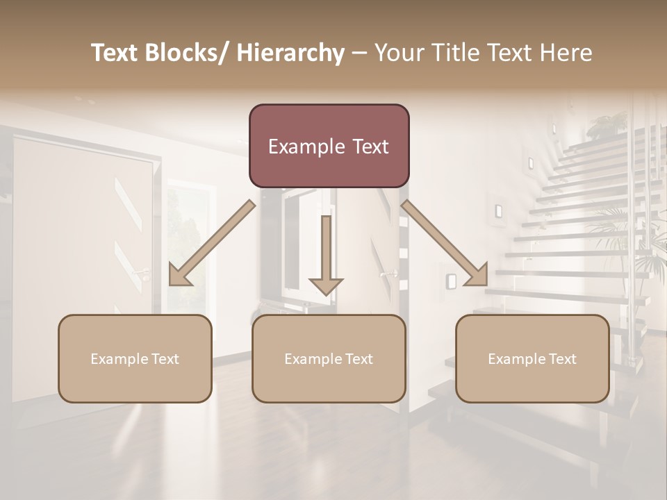 Stairs Window Modern PowerPoint Template