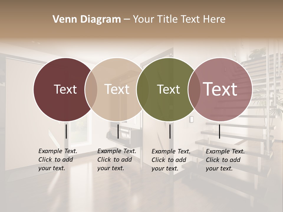 Stairs Window Modern PowerPoint Template