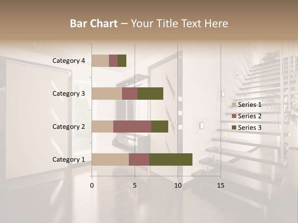 Stairs Window Modern PowerPoint Template