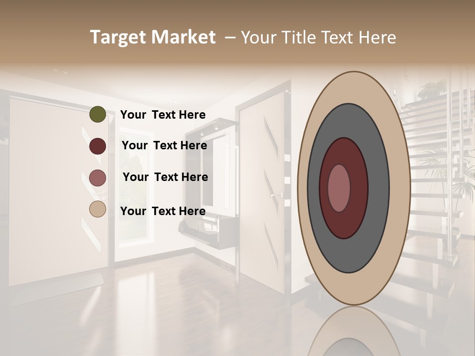 Stairs Window Modern PowerPoint Template