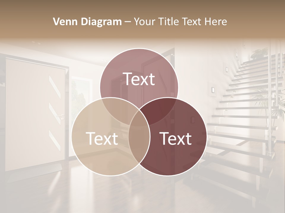 Stairs Window Modern PowerPoint Template