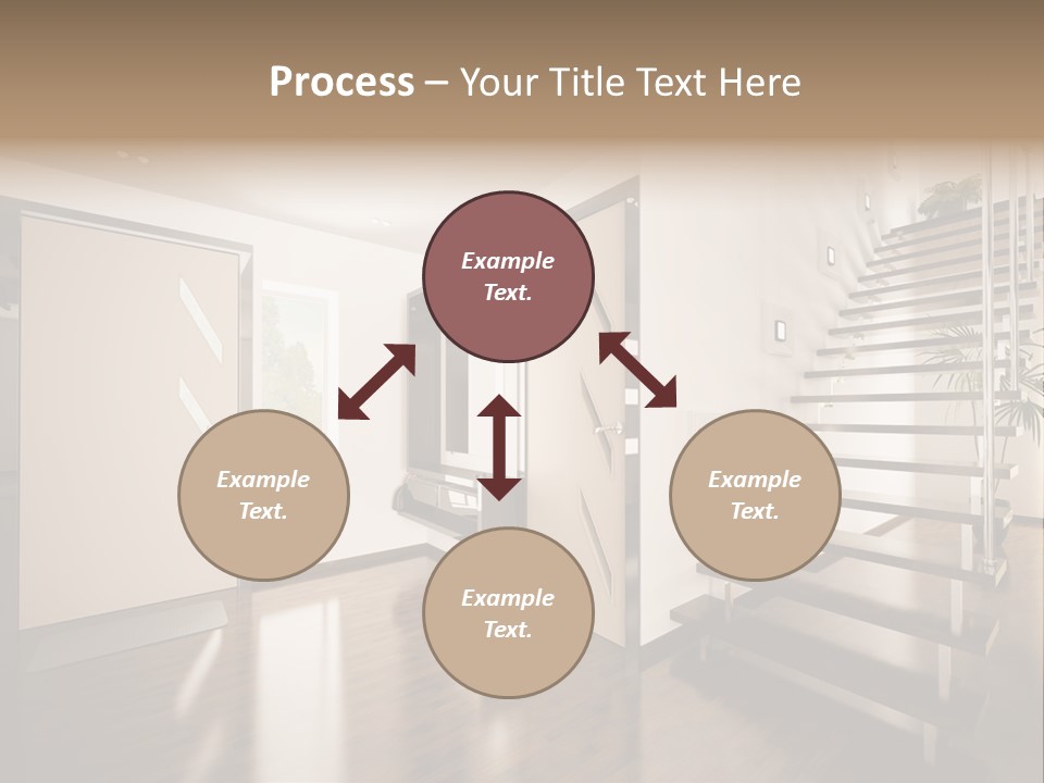 Stairs Window Modern PowerPoint Template