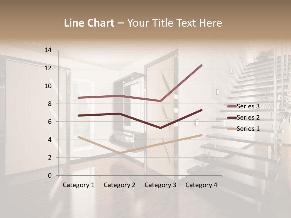 Stairs Window Modern PowerPoint Template