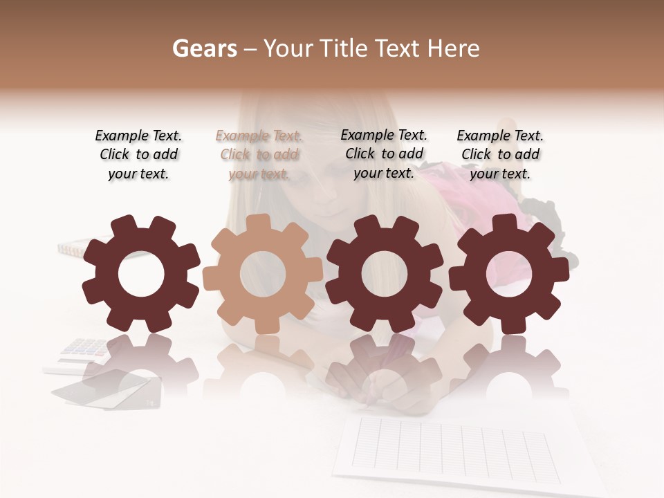 Debt Financial Coloring PowerPoint Template