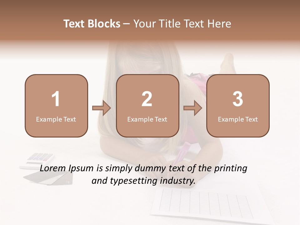 Debt Financial Coloring PowerPoint Template