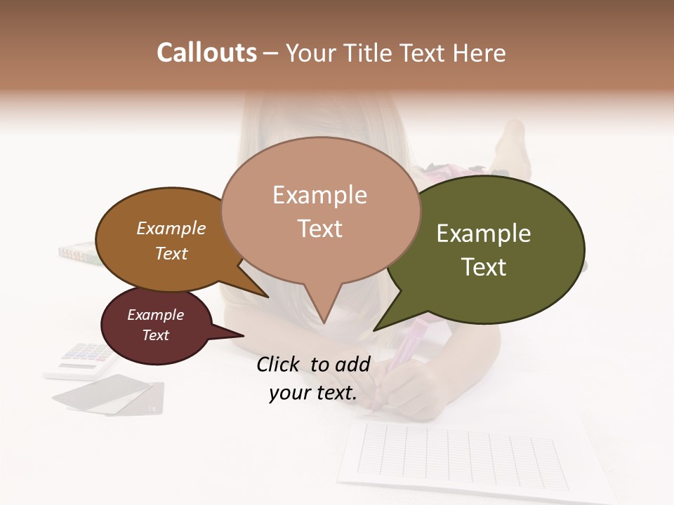 Debt Financial Coloring PowerPoint Template