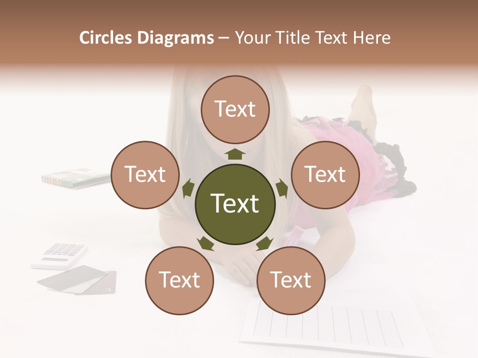 Debt Financial Coloring PowerPoint Template