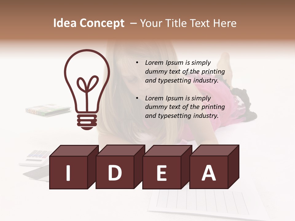 Debt Financial Coloring PowerPoint Template