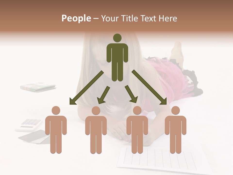 Debt Financial Coloring PowerPoint Template