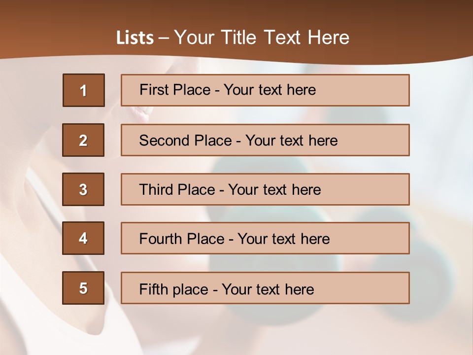 Action Fitness Profile PowerPoint Template