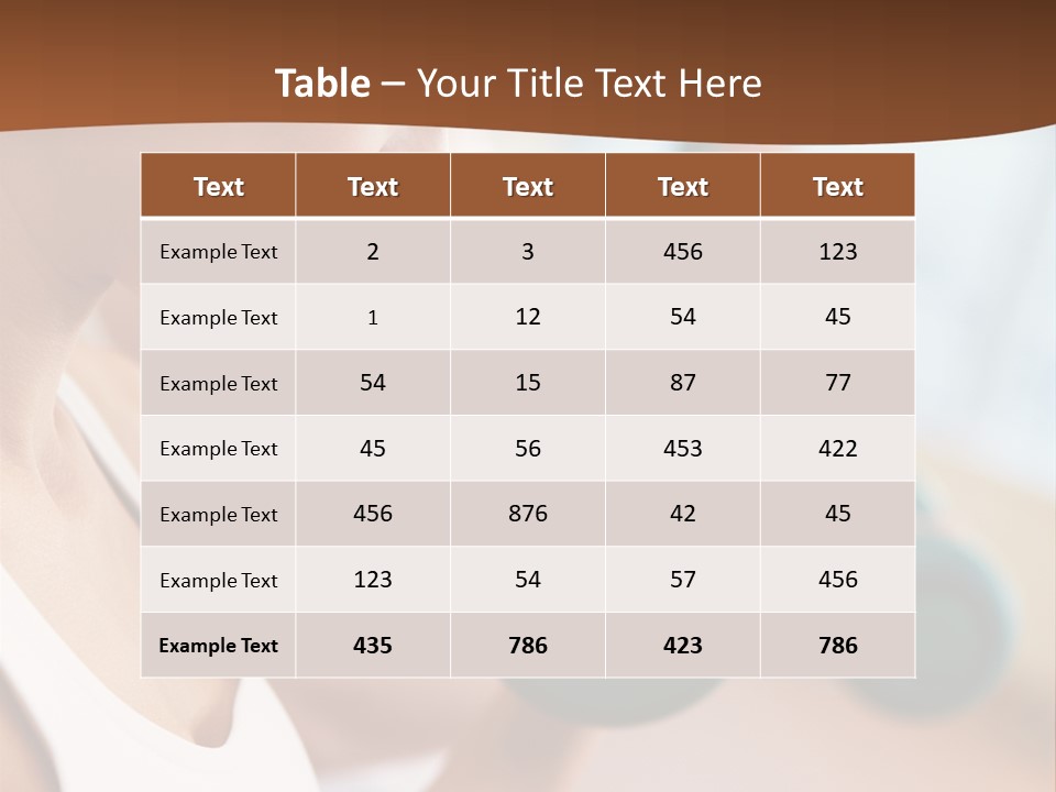 Action Fitness Profile PowerPoint Template