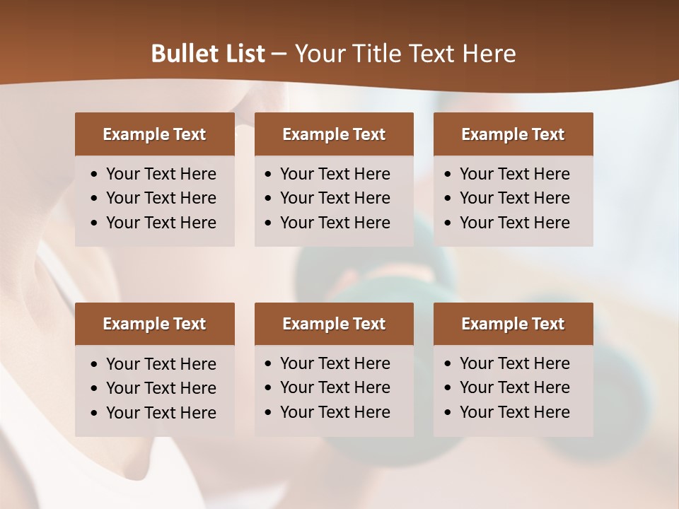 Action Fitness Profile PowerPoint Template