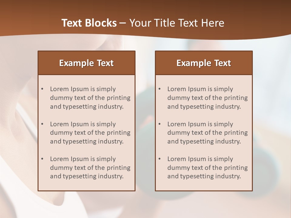 Action Fitness Profile PowerPoint Template