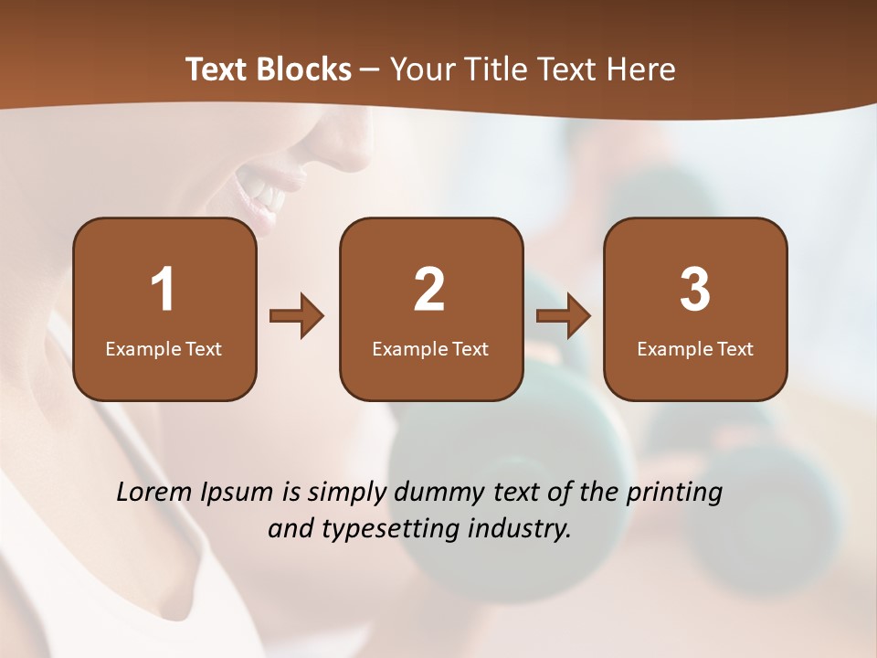 Action Fitness Profile PowerPoint Template