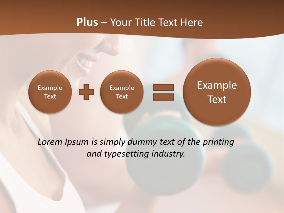 Action Fitness Profile PowerPoint Template