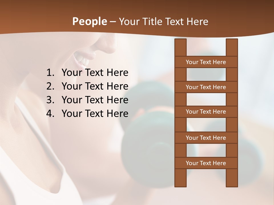 Action Fitness Profile PowerPoint Template