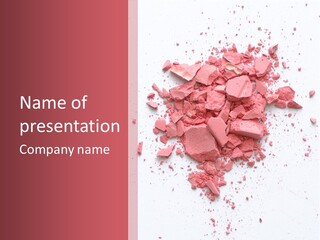 Rose Elegance Paint PowerPoint Template