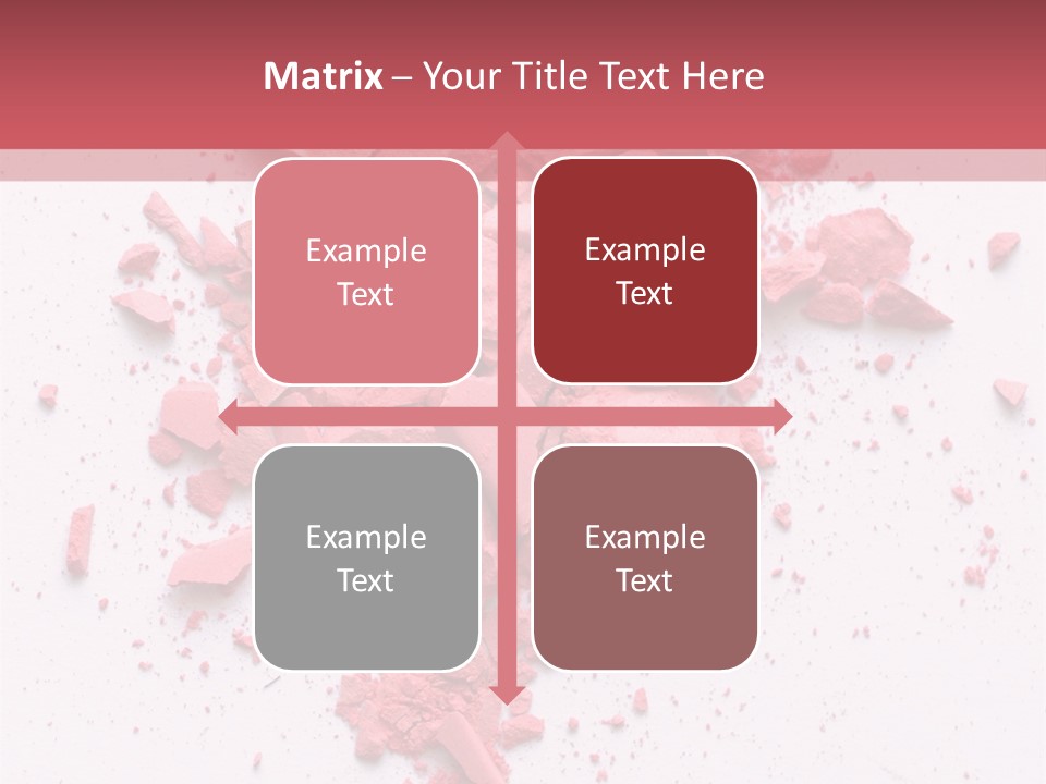 Rose Elegance Paint PowerPoint Template