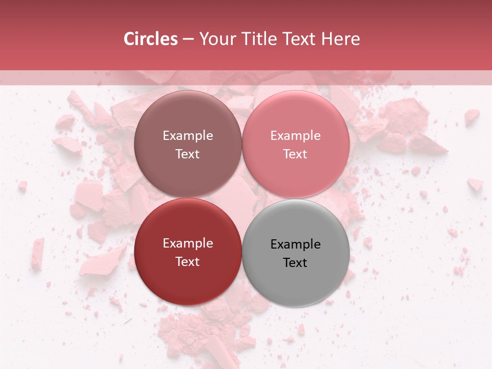 Rose Elegance Paint PowerPoint Template