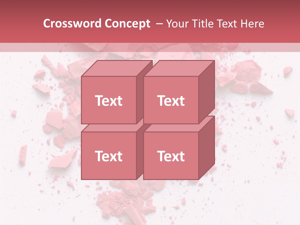Rose Elegance Paint PowerPoint Template