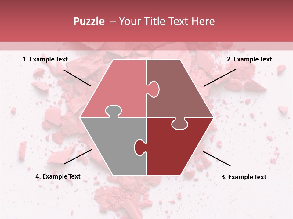 Rose Elegance Paint PowerPoint Template