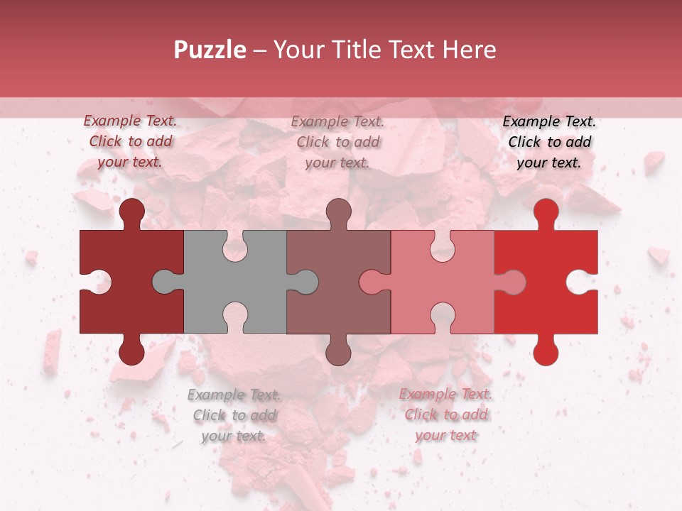 Rose Elegance Paint PowerPoint Template