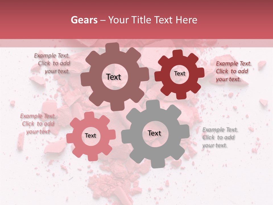 Rose Elegance Paint PowerPoint Template