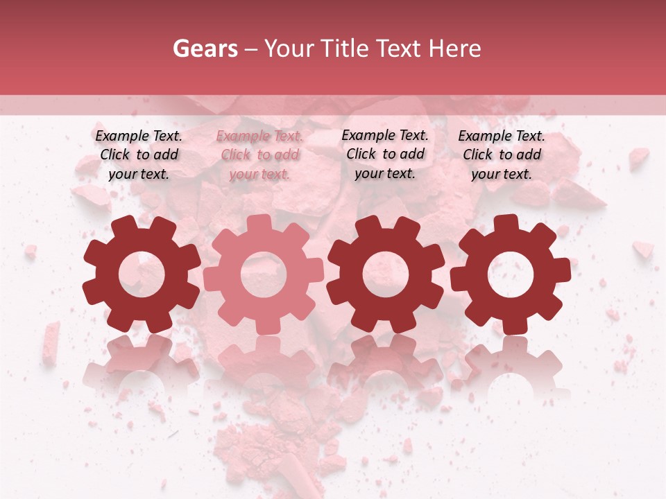 Rose Elegance Paint PowerPoint Template