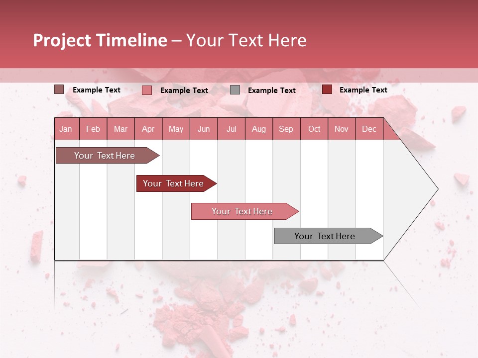 Rose Elegance Paint PowerPoint Template
