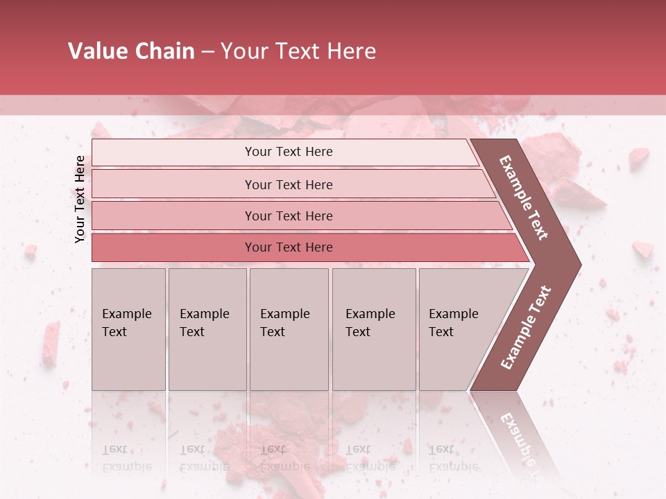 Rose Elegance Paint PowerPoint Template