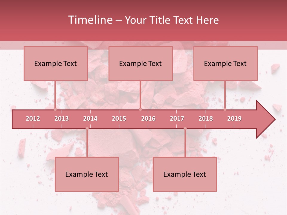 Rose Elegance Paint PowerPoint Template