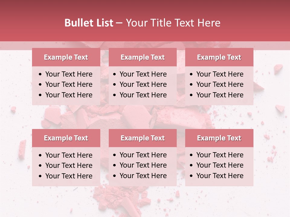 Rose Elegance Paint PowerPoint Template