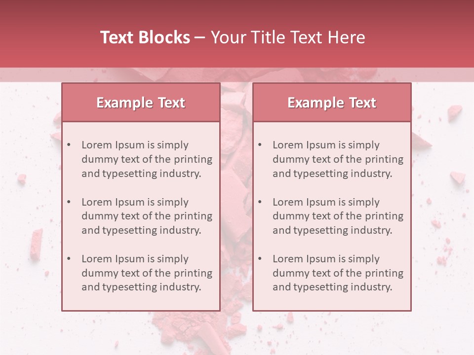 Rose Elegance Paint PowerPoint Template