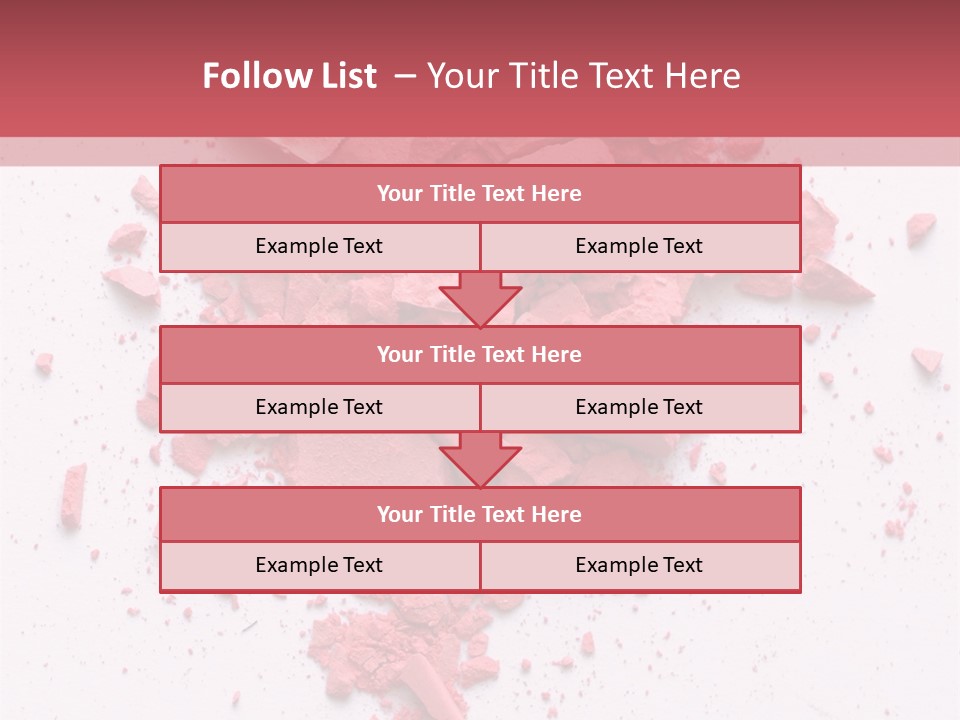 Rose Elegance Paint PowerPoint Template