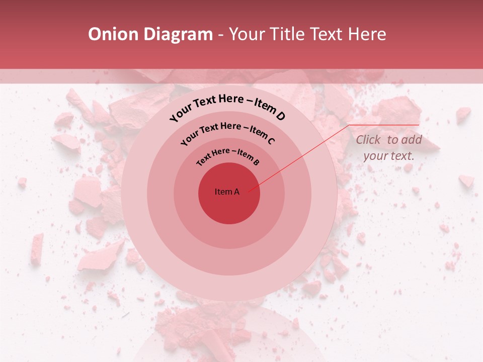 Rose Elegance Paint PowerPoint Template