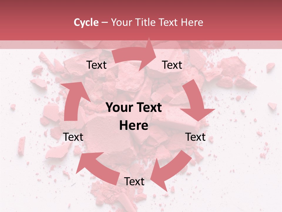 Rose Elegance Paint PowerPoint Template