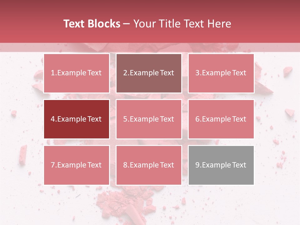 Rose Elegance Paint PowerPoint Template