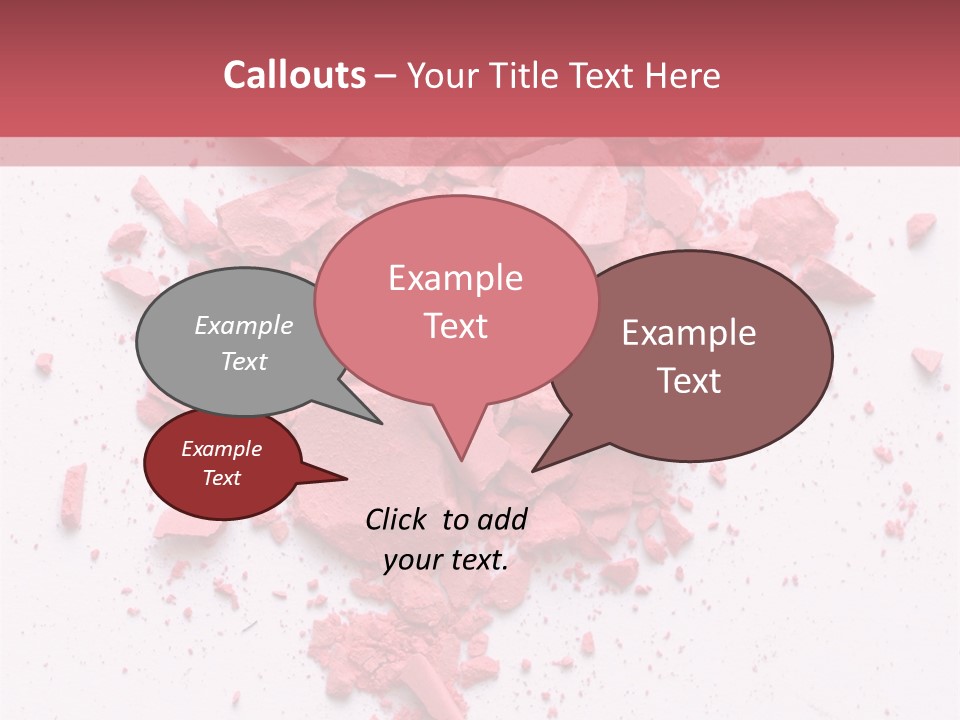 Rose Elegance Paint PowerPoint Template