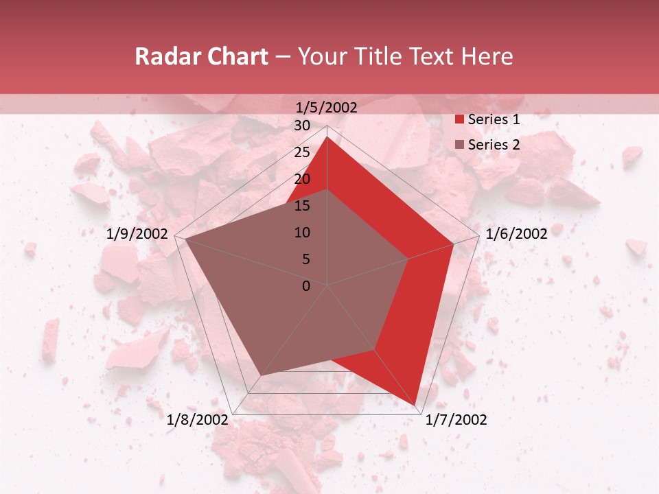 Rose Elegance Paint PowerPoint Template