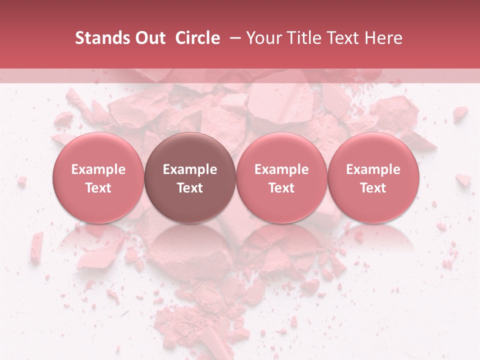 Rose Elegance Paint PowerPoint Template