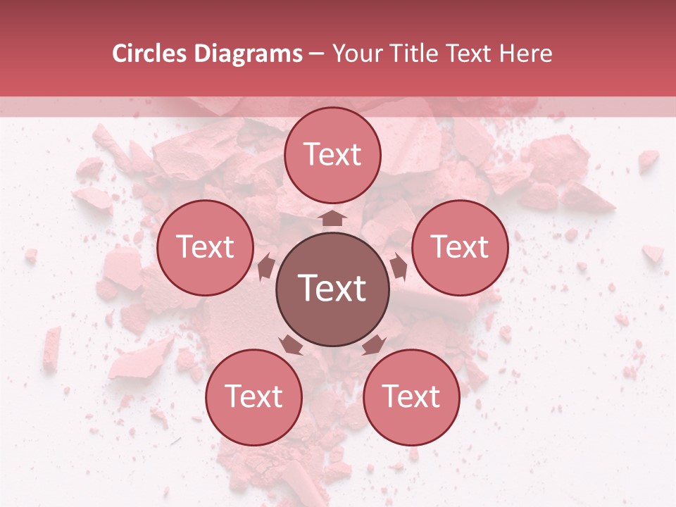 Rose Elegance Paint PowerPoint Template