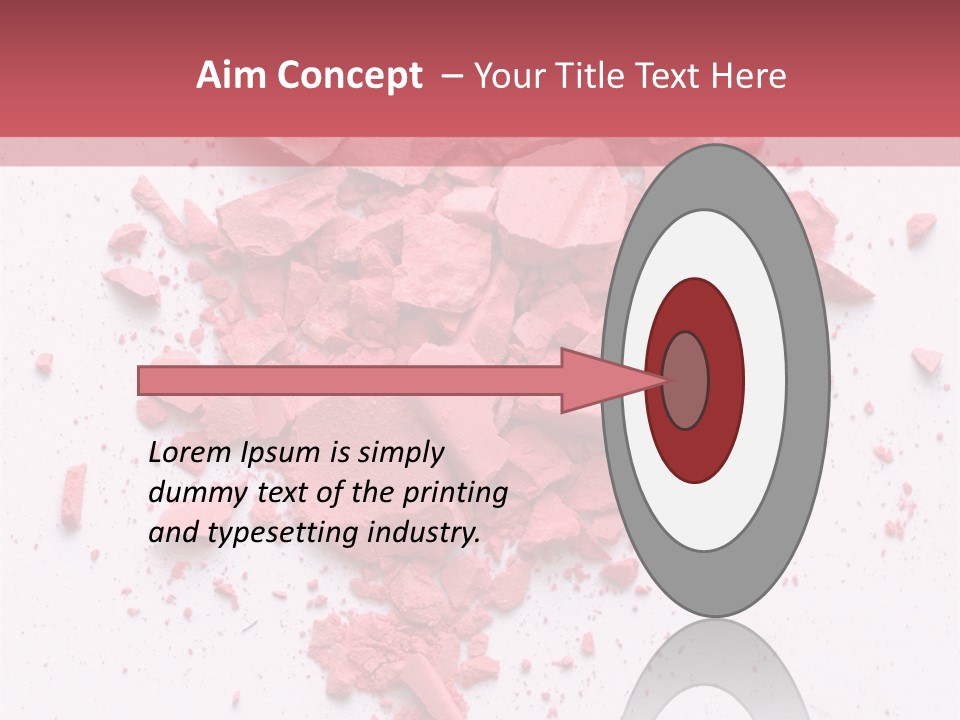 Rose Elegance Paint PowerPoint Template