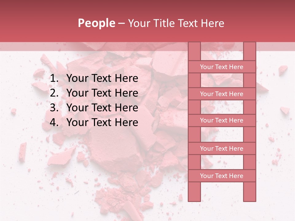 Rose Elegance Paint PowerPoint Template