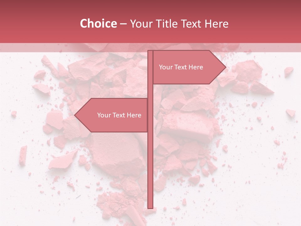 Rose Elegance Paint PowerPoint Template