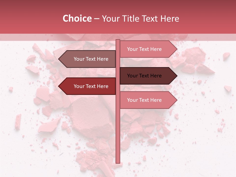 Rose Elegance Paint PowerPoint Template