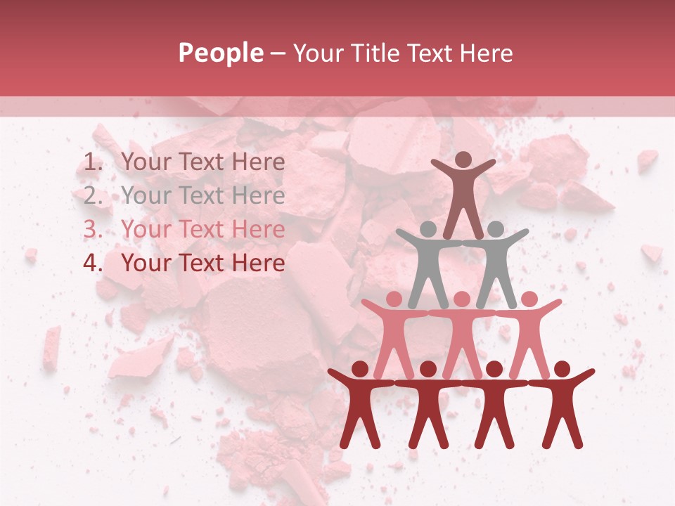 Rose Elegance Paint PowerPoint Template